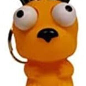 Cute Puppy Key Chains * Animal Eye Poppers (Pack of 3)